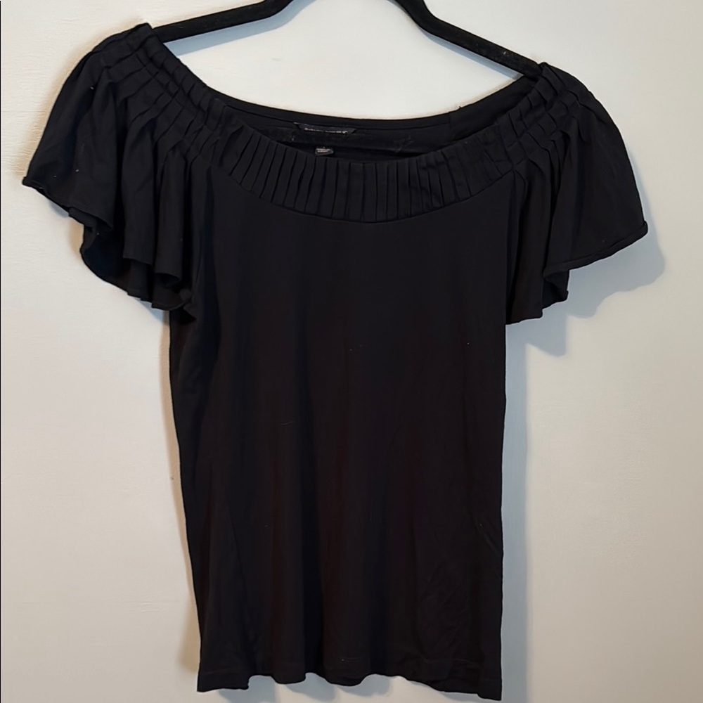 Elegant Black Off-Shoulder Top